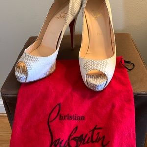 Christian Louboutin Watersnake Roccia Pumps